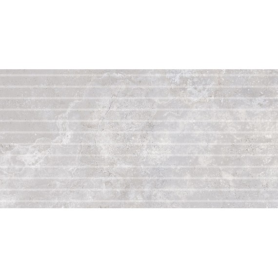 Керамогранит 6FJ1 Stream Flutes Silver ret. 30x60