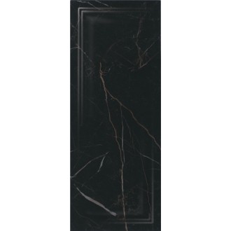 7201 Плитка Алькала черный панель 20x50