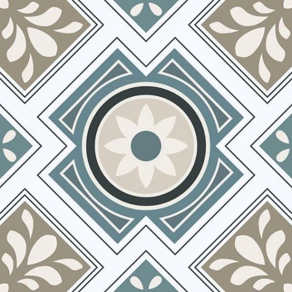 Керамогранит 730487 Faenza Белый 45x45