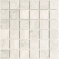 739356 Mosaico Ardoise Blanc Grip 30x30