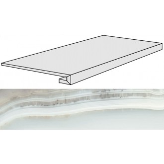 739916 ALABASTRI Smeraldo Gradino 33x120x3