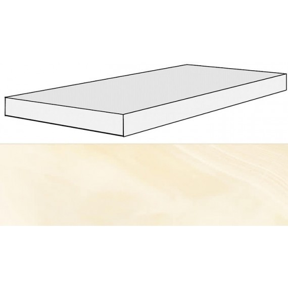 Ступени 739932 ALABASTRI Miele Ang.Gradino SX 33x120x3