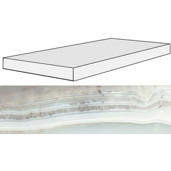 Ступени 739935 ALABASTRI Smeraldo Ang.Gradino SX 33x120x3