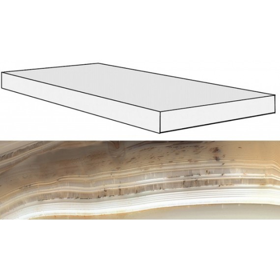 Ступени 739945 ALABASTRI Bamboo Ang.Gradino DX/SX 33x120x3