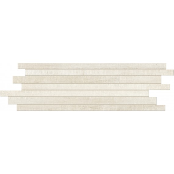Мозаика 742060 Мозаика Wooden White Modulo Sfalsato Nat 20x60