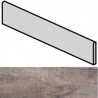 744828 Visions Beige Wood Battiscopa 4.6x60