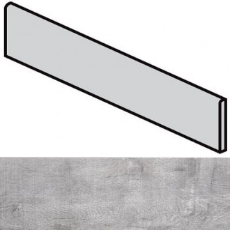 744830 Visions Grey Wood Battiscopa 4.6x60