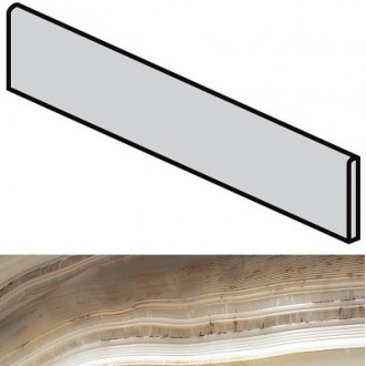 745419 ALABASTRI Bamboo Battiscopa 4.6x60