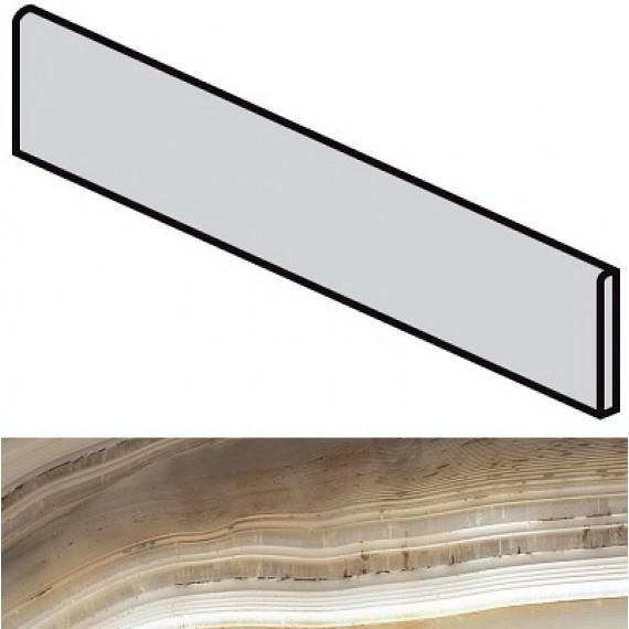 Керамогранит 745419 ALABASTRI Bamboo Battiscopa 4.6x60