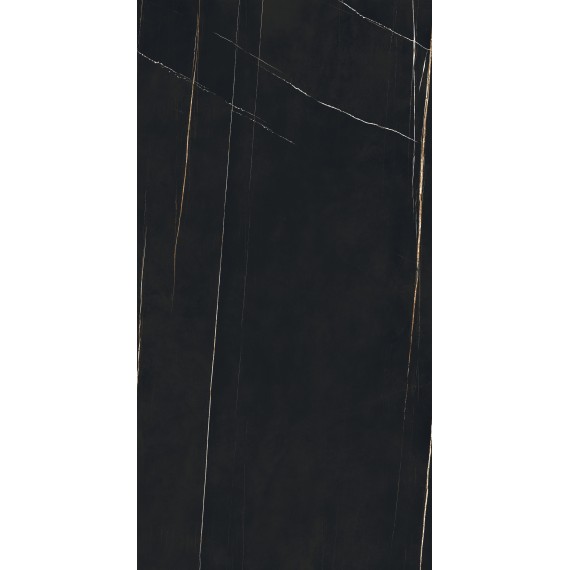 Керамогранит 752806 Керамогранит Stones 2.0 Sahara Noir Glossy Ret 6mm 120x240