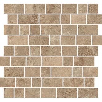 76073 MOSAICO SPACCATELLA NOCE 30x30