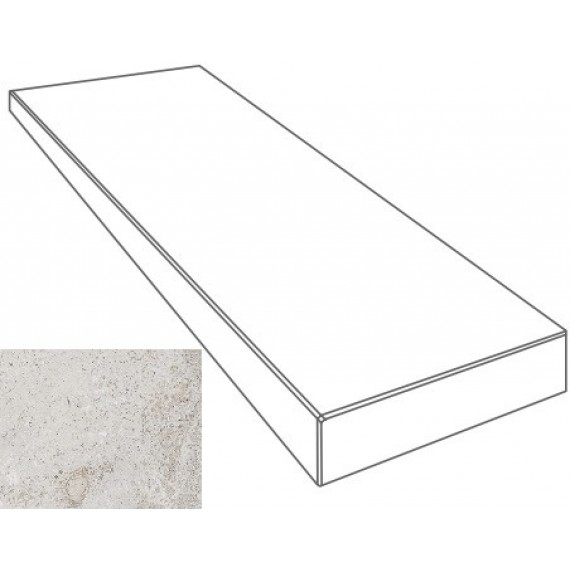 Керамогранит 76091 GRADONE ANGOLARE DX BIANCO 4x32x80