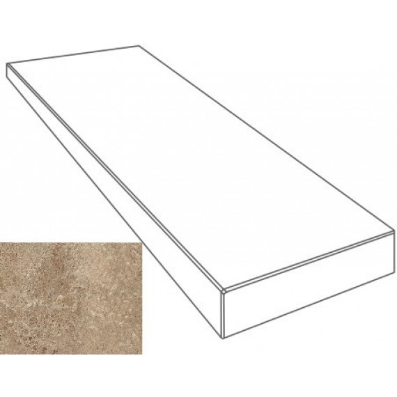 Керамогранит 76103 GRADONE ANGOLARE SX NOCE 4x32x80