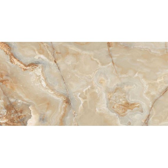 Керамогранит 765986 Onyx&More Golden Onyx Glossy Rett 6mm 160x320