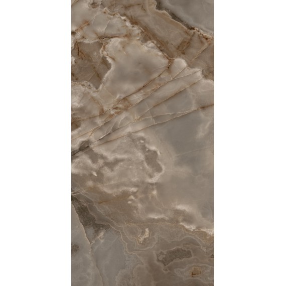 Керамогранит 769916 Керамогранит Reves De Rex Choco Glossy R 6mm 120x240