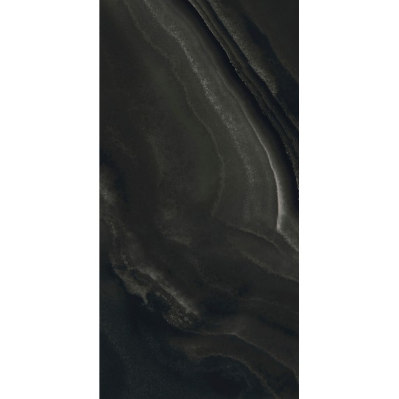 Керамогранит 779256 Керамогранит Eccentric Luxe Smoky Black Glossy 9mm 60x120