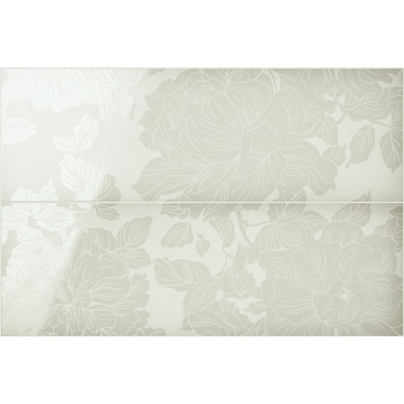 Керамическая плитка 835005 SLIDE Comp. Flowers White 40x60