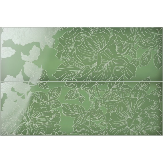 Керамическая плитка 835006 SLIDE Comp. Flowers Emerald 40x60