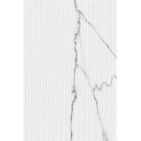 8377 Плитка Мираколи белый глянцевый структура 20x30x0,86