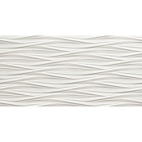 8DMW 3D Wall WIND WHITE MATT 40x80