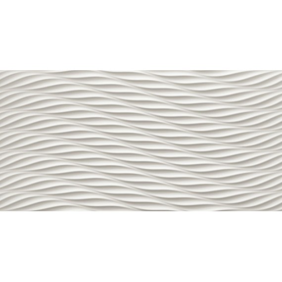 Керамическая плитка 8DWM 3D Twist White Matt 40х80