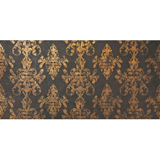 8EDK Ewall Moka Gold Damask 40x80