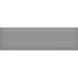 9015 Плитка Аккорд серый тёмный грань 8,5х28,5