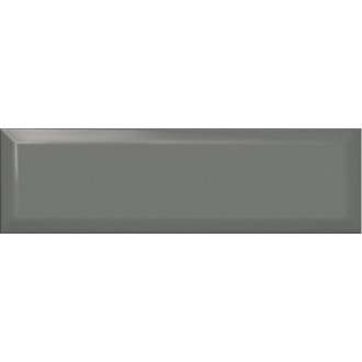 9028 Плитка Аккорд дымчатый темный грань 8,5х28,5