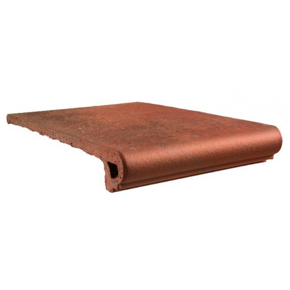 Клинкер 902905 Клинкерная плитка Antic Marron Peldano Redondeado 33 32.5х33