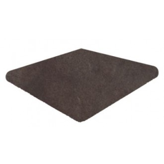905148 Клинкерная плитка Capri Chocolate Esquina Redondeado 33х33