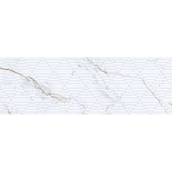 Керамическая плитка 9547 Iguazu White Relieve 30x90