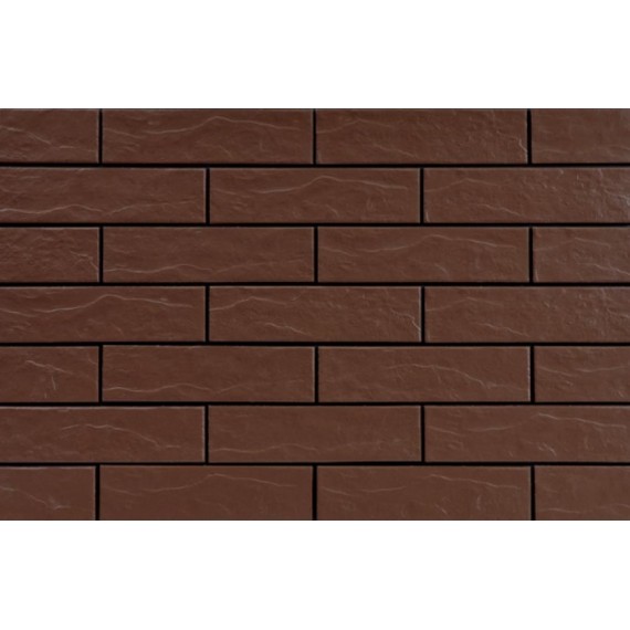 Керамическая плитка 9690 Braz/Brown Rustic/структурная 24,5х6,5х0,65