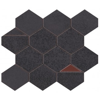 9BNI Blaze Iron Mosaico Nest 29.4x25.8