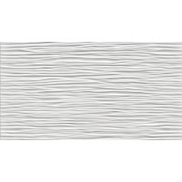9D5W 3D Wall Wave White Matt 30.5x56
