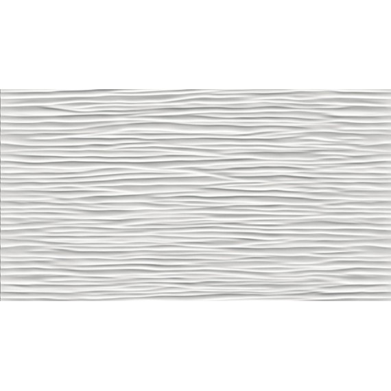 Керамическая плитка 9D5W 3D Wall Wave White Matt 30.5x56