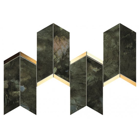 Мозаика 9MCO Marvel Chevron Brasil Green 17x41,4