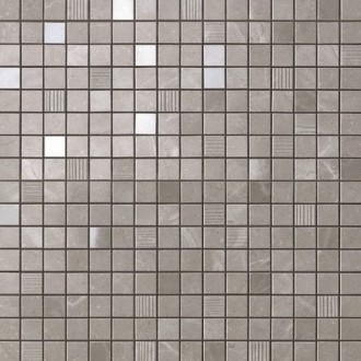 9MVE Marvel Grey Fleury Mosaic 30.5x30.5