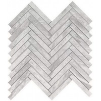 9SHB Marvel Bardiglio Grey Herringbone Wall 30,5x30