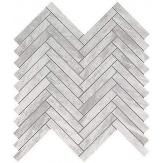9SHB Marvel Bardiglio Grey Herringbone Wall 30,5x30