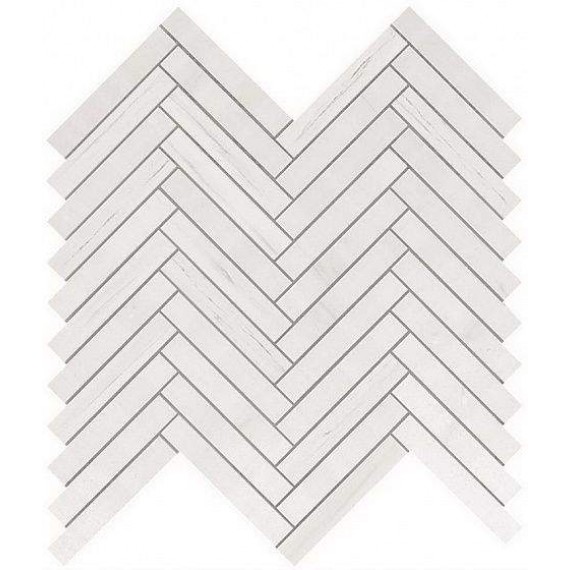 Керамическая плитка 9SHD Marvel Bianco Dolomite Herringbone Wall 30,5x30