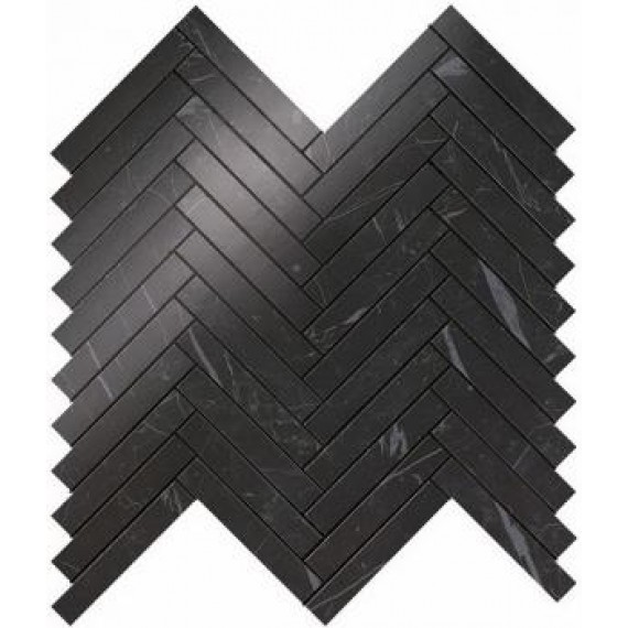 Керамическая плитка 9SHN Marvel Nero Marquina Herringbone Wall 30,5x30