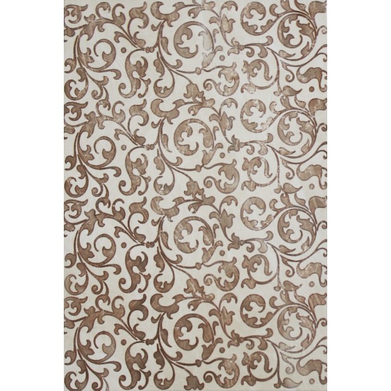 Керамическая плитка 9 DL 0145 TG Декор Дельма коричневая 27x40