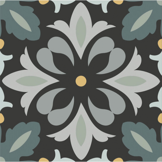 Керамогранит A038627 Daisy NIGHT 15x15