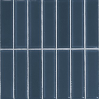 A040924 Плитка Incision Mud Blue 20x20