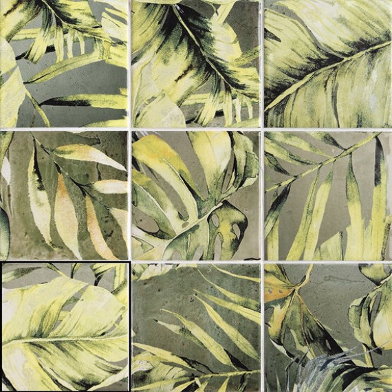 Керамическая плитка A040967 Плитка Areca Olive Green Mix 12.4x12.4