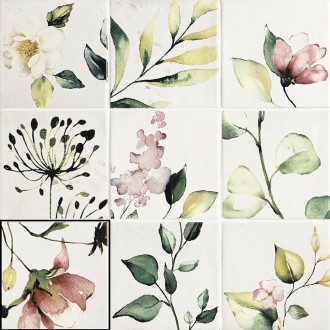 A041068 Плитка Prado Ice White Mix 12.4x12.4