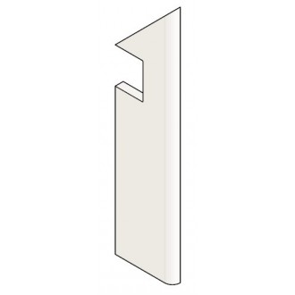 A0SJ Aix Blanc Battiscopa Sag.Dx. 7.2x30