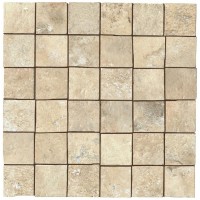 A0TZ Aix Blanc Mosaico Tumbled 30x30
