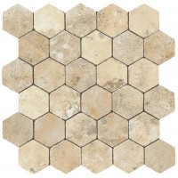 A0UA Aix Blanc Honeycomb Tumbled 30x31