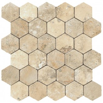 A0UA Aix Blanc Honeycomb Tumbled 30x31